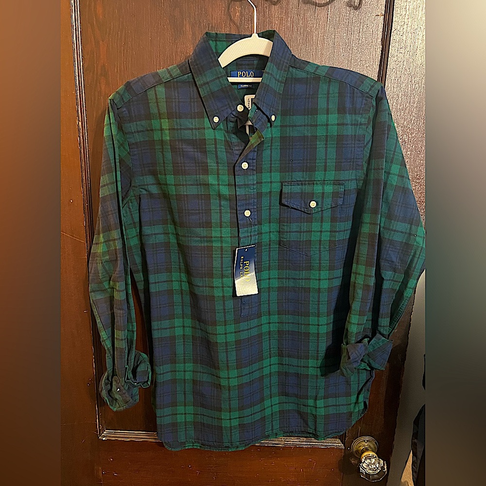 Dead stock Polo Ralph Lauren Medium Flannel button down